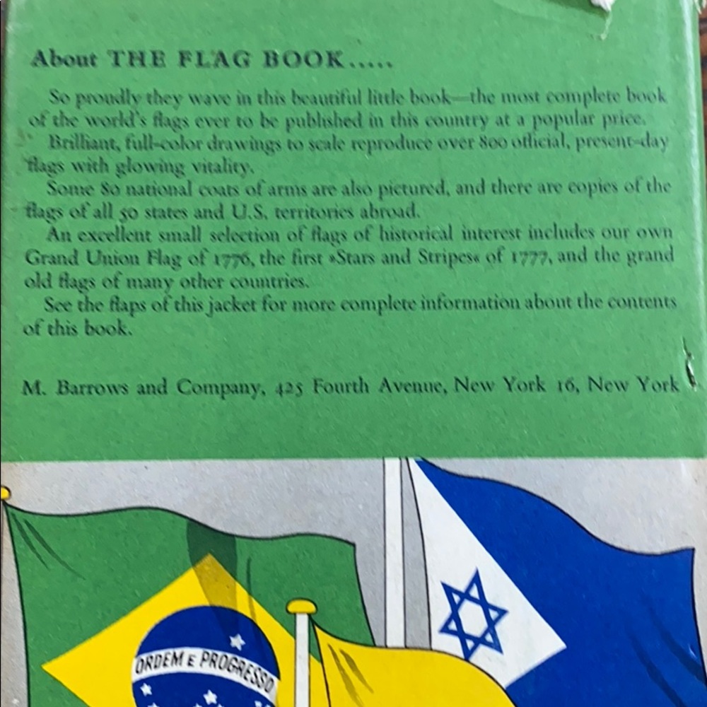 Vintage The Flag Book Rare! 1959 (860 in color) - Picture 4 of 16
